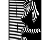 Blinded 27 x 39 Inch Offset Lithograph