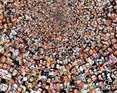 The Opera, 26x39 Lithograph, 3000 faces collage.