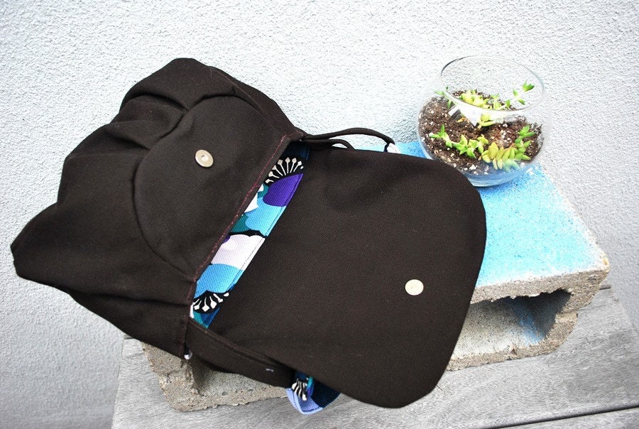 Mable Bag Dark Chocolate with Submarine lining
