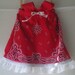 SALE -- PDF Instructions--The ORIGINAL Red Bandanna Dress