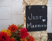 ONE Hanging Rectangle Chalkboard Signs - Item 1070