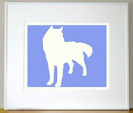 Mod Siberian Husky Print - 8x10