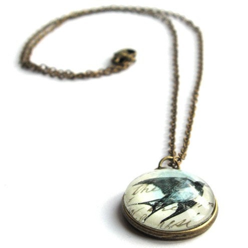 Vintage Swallow Necklace