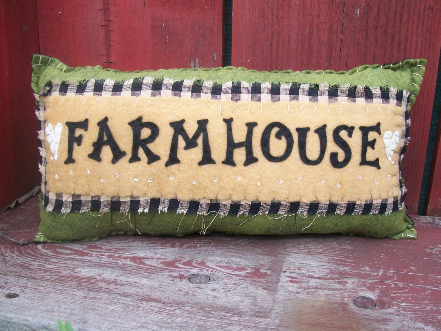 Primitive Farmhouse Pillow