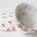 Cherry Cupcake Liners / Wrappers from Holland - set of 100