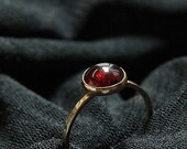 Garnet Stacking Rings - Stackable Gold Fill Rings - Gemstone Rings - January Ring -  Family Rings - Birthstone Stacking Rings - Ring