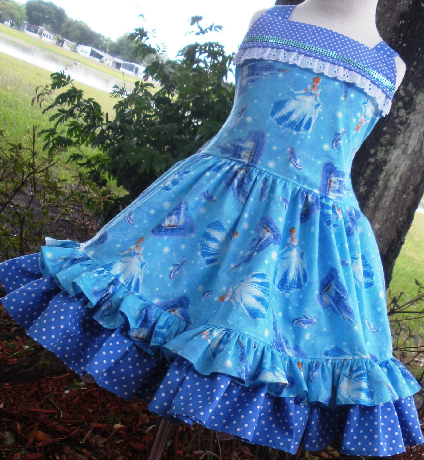 Custom Boutique Cinderella Dress Kinkade Girl 2 3 4 5 6 7 8