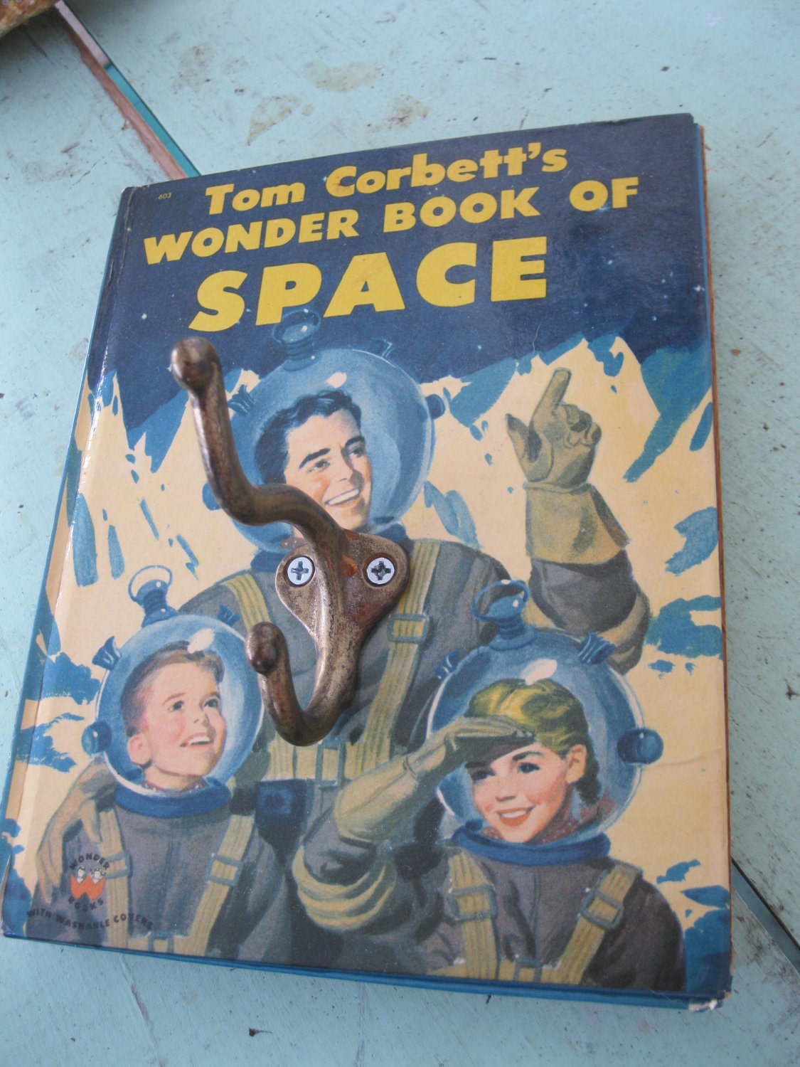 Vintage Book Hook - Tom Corbett: Wonder book of Space
