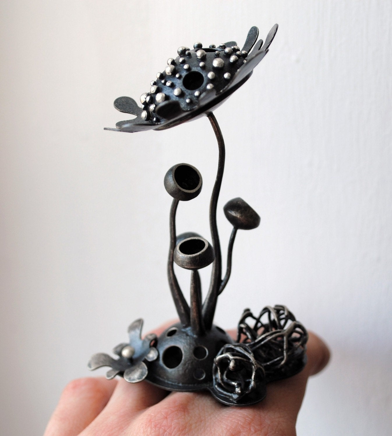 SCULPTURE RING  ---- Reserved for Pupperoni ----