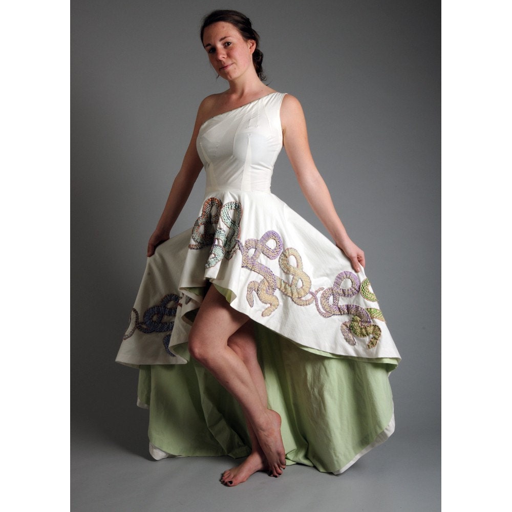 Serpent Circle Dress 100 percent Recycled fabric