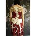 Scapular Art Dress Recycled Vintage Slip