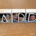 Personalized gift- DADDY- set of 5- Photo Blocks for Father's Day