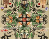 It's Complicated - 11x14 Surreal Digital Collage Fine Art Print