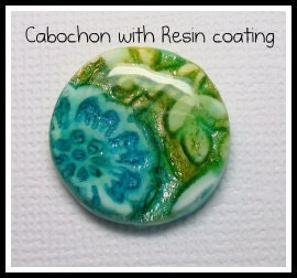 Tutorial Cabochon Pendants, polymer clay PDF Lesson