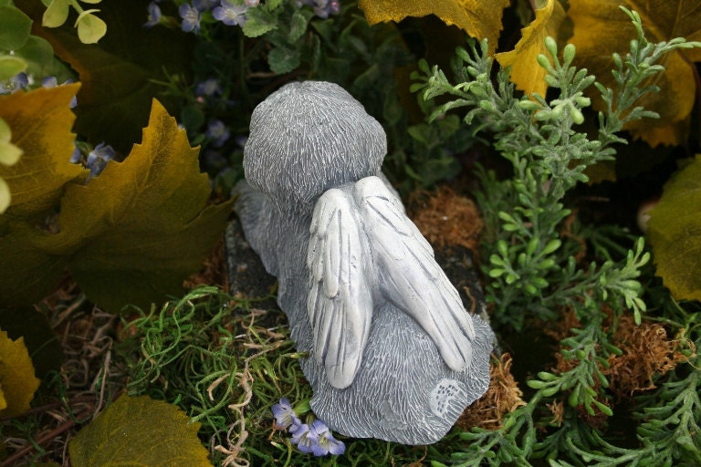 Dog Angel Statues - Dog Memorials - Mixed Breed, Terrier, Shih Tsu, Bichon Frise