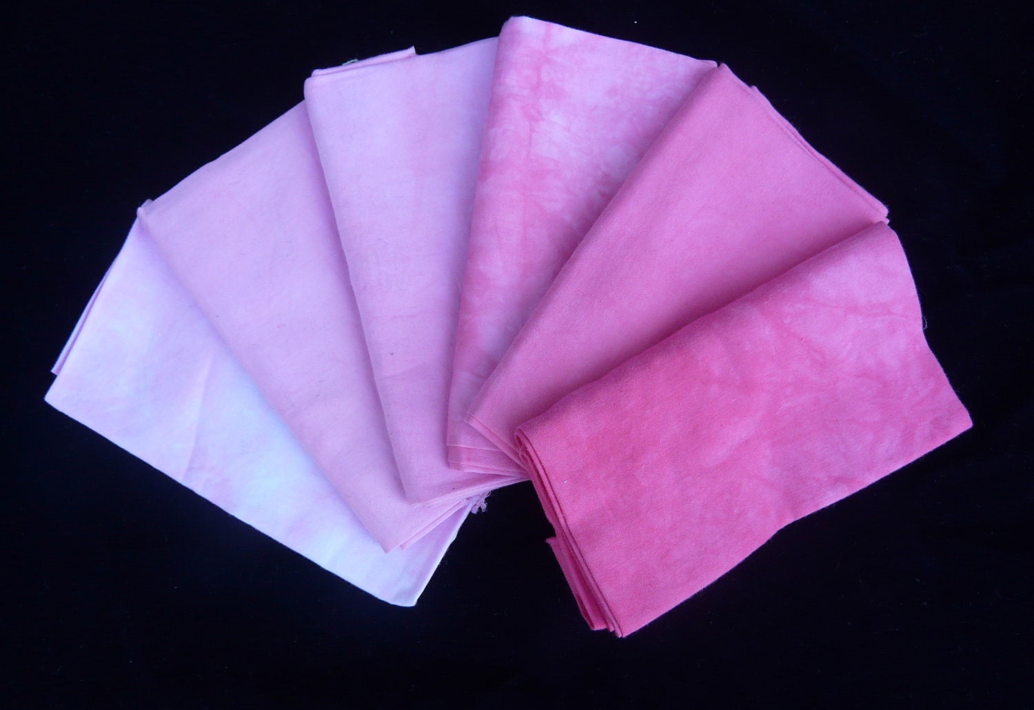 Fat Quarter bundle, Light Red, 6 pieces