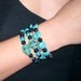 Sugar skull, skull, Sugar skull bracelet, Dia de los muertos , Day of the dead, Skull jewelry, skull bracelet, Turquoise,Bead bracelet