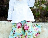 GIRLS Ruffle Capris PDF Tutorial Pattern 18m - 6 years plus BONUS Notes