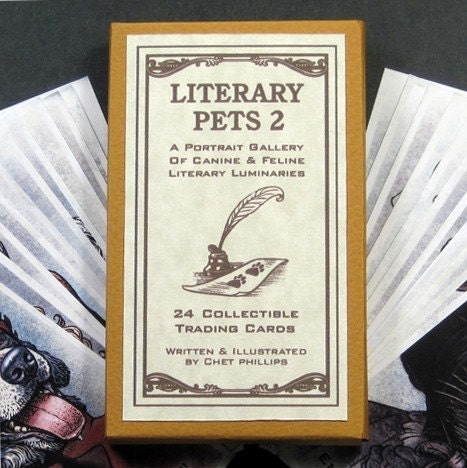 Literary Pets 2 Card Set