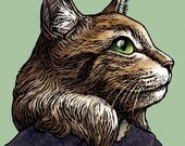 Louisa May Allcat signed print