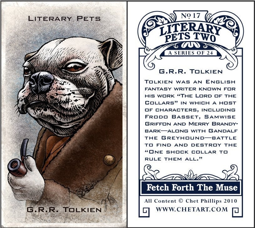 Literary Pets 2 Card Set