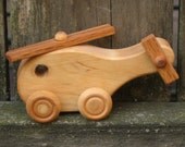 Kids Wooden Toy Helicopter - Kids Handmade Natural Wood Toy