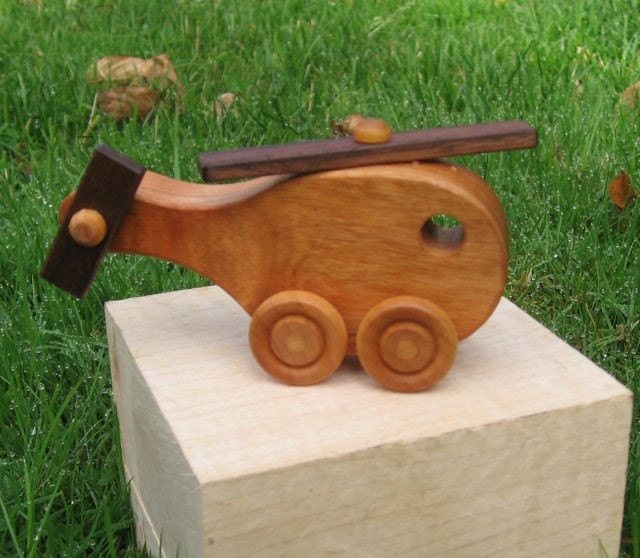 Wood Toy Helicopter