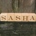 Eight (8) Letter Name Blocks