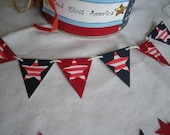 Stars and Stripes Handmade Mini Flag Banner