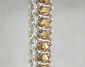 SALE  Aurum Spine of the Centipede Chainmaille Bracelet