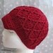 PATTERN - Diamond Ribs Brimmed Beanie - Free International Shipping