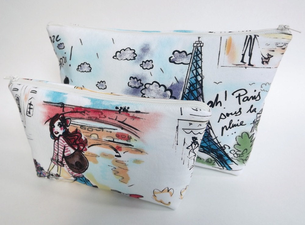 Makeup Bag Overnighter in Ivory Who's That Girl