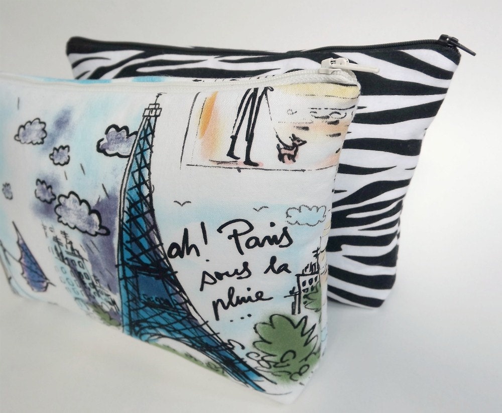 Makeup Bag Overnighter in Ivory Who's That Girl