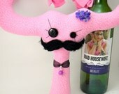 Bearded Woman Moustache Dapper Uterus Plushie