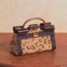 Dollhouse Miniature Leopard Print Purse or Handbag - 1/12th Scale