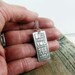 Be the change you want to see in the world - Inspirational quote necklace - graduation