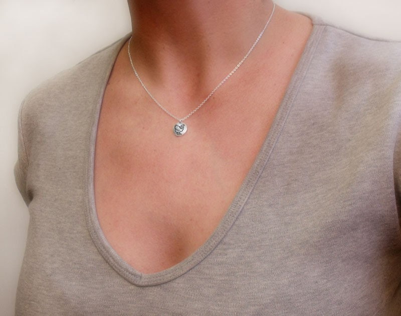 Tiny Boxer necklace - silver dog jewelry dog lover