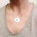 Graduation - Thoreau inspirational quote necklace - Compass jewelry