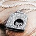Owl necklace silver - Whimsical owl in a tree - Made to order