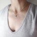Tiny Raccoon necklace - silver