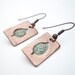 Copper Leaf Earrings, Leaf Motif Earrings, Copper Leaves Earrings, Verdigris Earrings, Verdigris Leaves