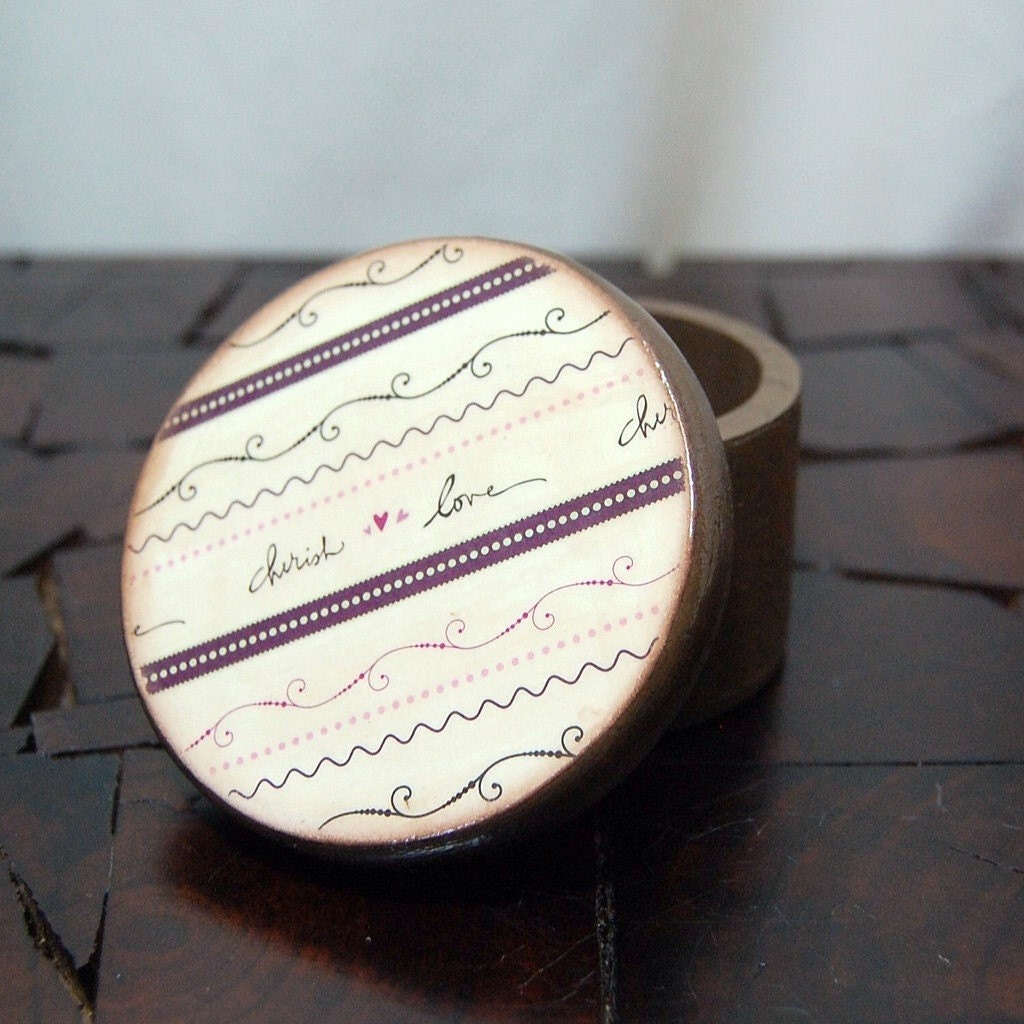 Mini Lidded Trinket Box