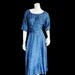 Vintage 50s CUMMERBUND WAIST Silk Cocktail Party Dress M
