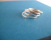 Silver stack rings ( each stack ring ) 10.00 ( silver or gold filled )