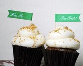 Kiss Me I'm Irish - St. Patrick's Day Cupcake Flags Il_170x135