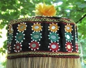 Vintage Hat Traditional Indian Embroidered Cap