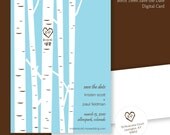 Birch Trees Holiday Card