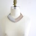 Two Tone Tribal Divide Necklace . 1980s