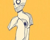 Zombie Art Print Was Terrifyingly Human