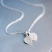 Reserved for Barbara One Tiny Initial Charm Letter B